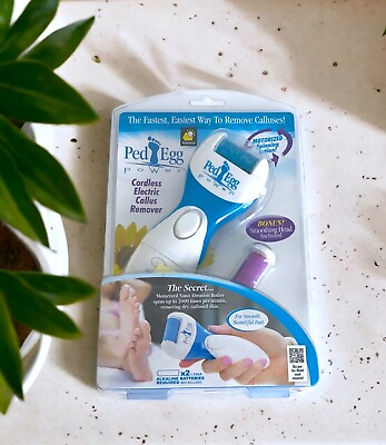 #ad Ped Egg Power Cordless Electric Callus Remover w Smoothing Head Bonus For Feet $16.99