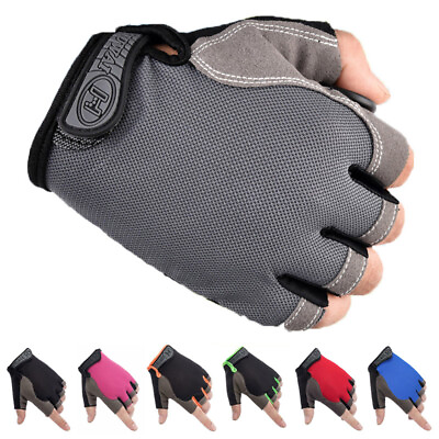 #ad Gym Fitness Gloves Men Women Ladies Weight Lifting Bodybuilding Training Workout $8.59