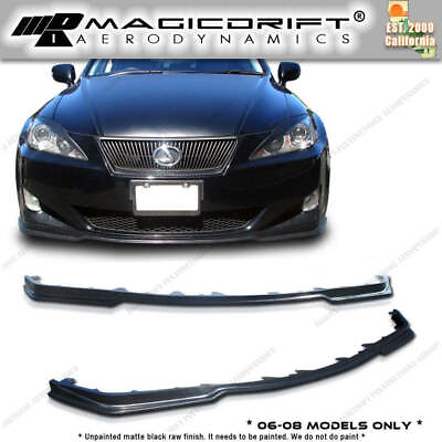 For 06 07 08 Lexus IS250 IS350 JDM PM Style Front Lip Chin Spoiler Urethane #ad #ad $102.88