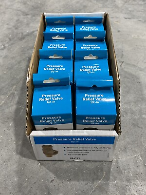 #ad Star Water Systems 1 2 In. 70 PSI Pressure Relief Valve 024777 Pack of 8 New $111.00