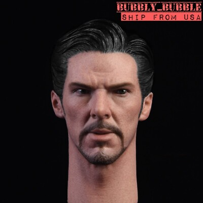#ad 1 6 Benedict Cumberbatch Male Head Doctor Strange For 12quot; HOT TOYS Figure ☆USA☆ $35.42