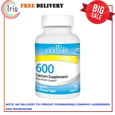 #ad #ad 21st Century Calcium Supplement 600 mg 75 Count $3.80