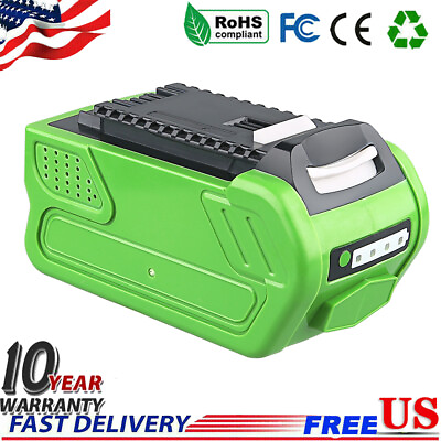 #ad 40V 5.0AH 200W Battery For GreenWorks 29462 29472 22272 24252 G MAX 40V $55.98