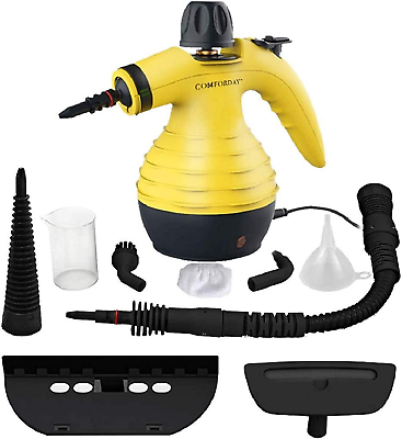 #ad Multi Purpose Handheld Pressurized Steam Cleaner with 9 Piece $55.21
