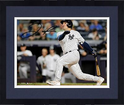 #ad Framed Jose Trevino New York Yankees Signed 16quot; x 20quot; Hitting Photo $159.99