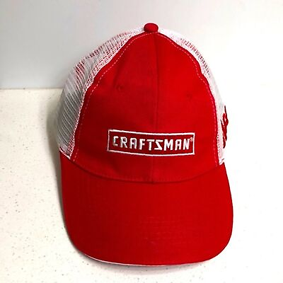 #ad Craftsman Ace Hardware Trucker Hat Mens Red Cap $12.00
