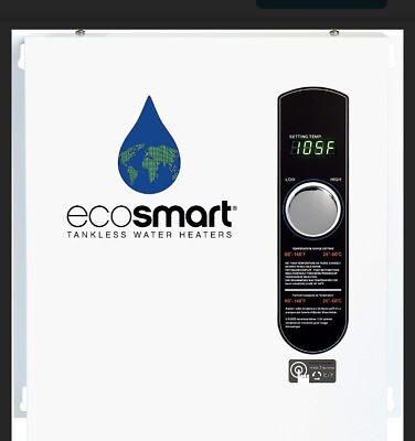 #ad EcoSmart ECO 27 Tankless Electric Water Heater White $280.00