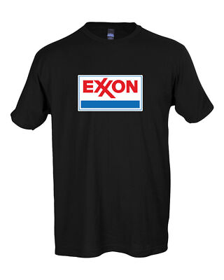 #ad #ad Exxon Gasoline Oil Main Logo shirt 6 Sizes S 5XL Fast Ship $13.99