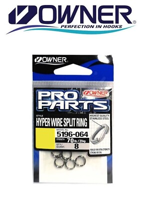 #ad Owner Pro Parts 5196 Hyper Wire Split Rings Stainless Steel Upgrade Select Size $5.89