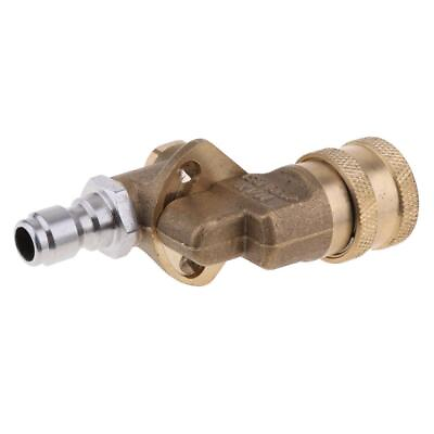 #ad 120 ° Angle Adjustable Pressure Washer Coupler 1 4 #x27;#x27; Quick $11.02