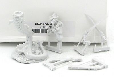#ad Mortal Gods MGM004R Stheno Mythic Gorgon Female Snakeman Warrior Miniature $52.50