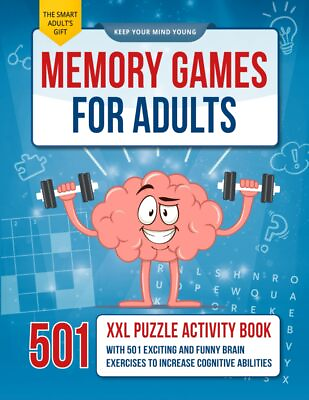 Memory Games for Adults: The XXL Puzzle Activity Book with 501 Exciting and Fun #ad $25.56