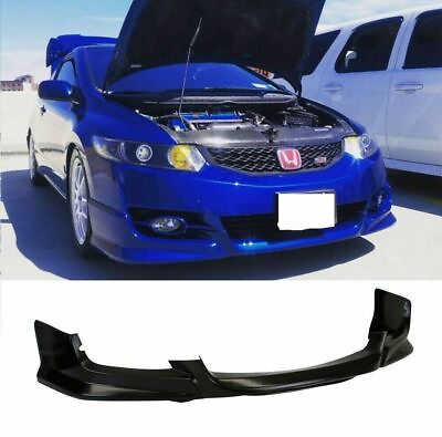#ad For 09 11 Honda Civic Coupe HFP HF P Style Front Bumper Lip Unpainted PU $94.88