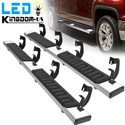 #ad 6quot; Running Boards for 07 18 Silverado Sierra 1500 Crew Cab Nerf Bars Side Step $118.00