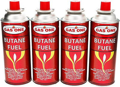 #ad GasOne Butane Fuel Canisters for Portable Camping StovesGas Burners Pack of 4 $26.88