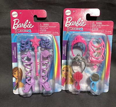#ad Barbie Dreamtopia Fairy amp; Princess Accessories Lot Of 2 $9.98