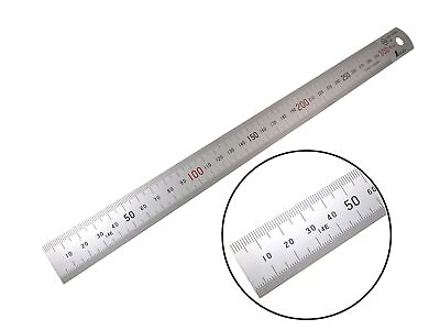 #ad H101 C 300 mm Rigid quot;Zero Glarequot; Metric Machinist Ruler Rule Scale .5 mm amp; mm... $20.45