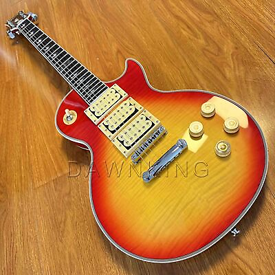 #ad Cherry Sunburst Ace Frehley Electric Guitar Budokan Flame Maple Top $290.00