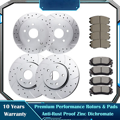 #ad Front Rear Drilled Brake Rotors and Pads Kits for Chevy Terrain Equinox Brakes $151.99