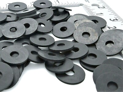 #ad 1 4quot; ID x 3 4quot; OD x 1 16quot; Rubber Flat Washers Spacers Various Pack Quantities $24.97