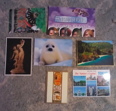 #ad postcards lot Used 7 Excellent Postcards $6.95