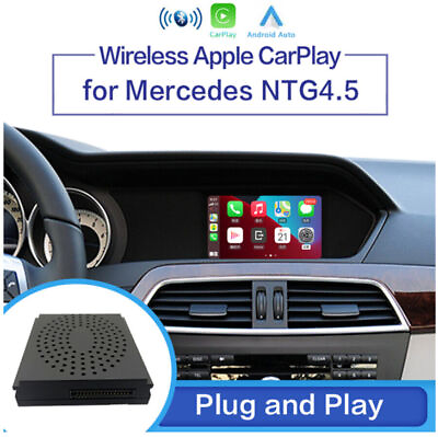 #ad Wireless Carplay Box Android Auto for Mercedes Benz NTG4.5 System 2011 15 Series $169.19