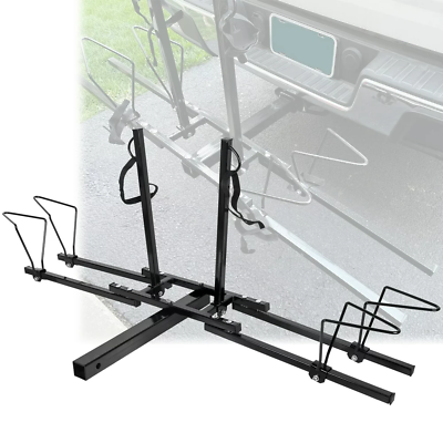 #ad Heavy Duty 2 Bicycle Hitch Mount Bike Rack Carrier Platform 2#x27;#x27; Receiver Trucks $69.38