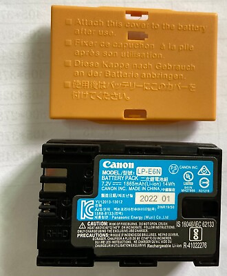 #ad New Genuine LP E6 Battery for for Canon EOS 5D Mark II III IV 70D 80D 90D LC E6E $30.99