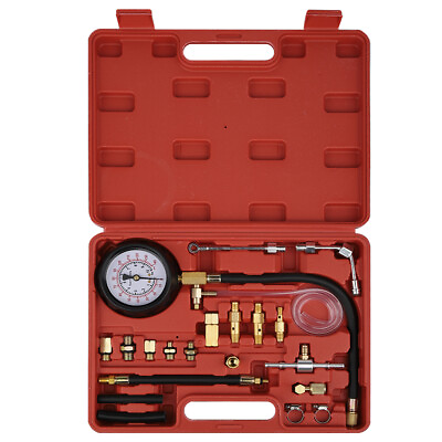Gasoline Pressure Tester Oil Pressure Tester Fuel Pump Pressure Gauge Kit US #ad $28.95