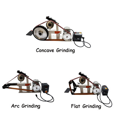 #ad TECHTONGDA 2HP Belt Grinder Sander for Arc Flat Concave Grinding 2X 72 82 quot; 110V $1098.86