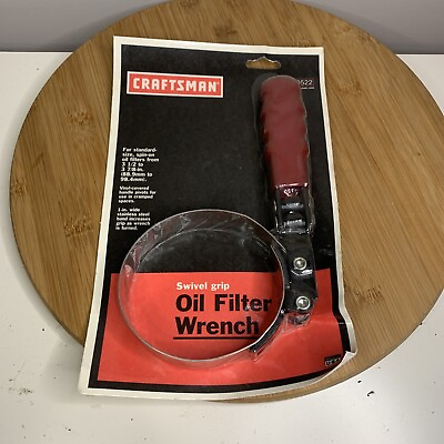 #ad Craftsman Oil Filter Wrench 3 1 2 to 3 7 8 inches made in USA Part # 20522 $19.99