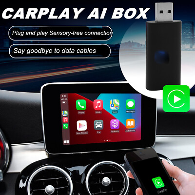 #ad 5GHz AI Box Wireless CarPlay Adapter For iPhone Plug And Play Carplay Dongle US $29.45