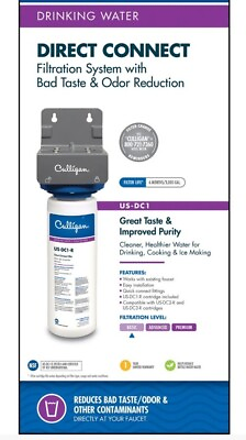 #ad #ad Culligan Direct Connect Water Filter System US DC1R US DC2 Under Sink Hookup $47.99