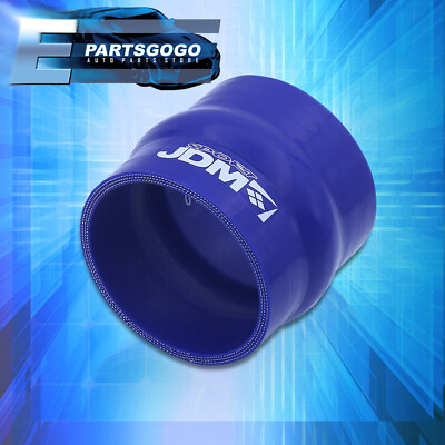 #ad 2.75quot; 70MM Straight Bellowed Hump 3PLY Silicone Coupler Turbo Piping Intake Blue $11.99