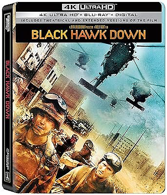 #ad New Steelbook Black Hawk Down UHD Blu ray Digital $22.99