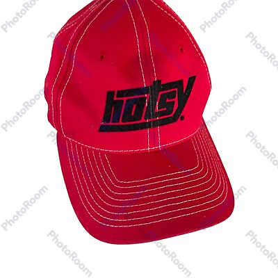 #ad #ad Vintage Hotsy Red Baseball Cap Hat Strapback Adjustable $21.97