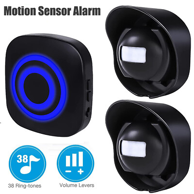 #ad 656ft Wireless Driveway Alarm Doorbell Motion Sensor Outdoor Home Security F5J4 $23.99