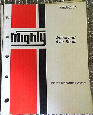 #ad 1982 Mighty Parts Catalog Wheel and Axle Seals FREE SHIPING $12.00