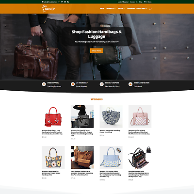 #ad Men Women Bag Dropshipping Store Turnkey Dropship Business Website $119.00