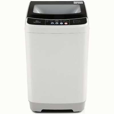 #ad Washing Machine 17.8Lbs Full Automatic Laundry Washer LED Display Ideal for Home $198.99
