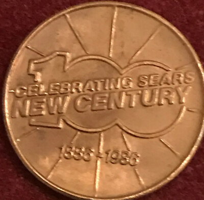 #ad #ad Sears Coin Statue of Liberty Celebrating 100 Years Centennial Copper Token 1986 $12.75