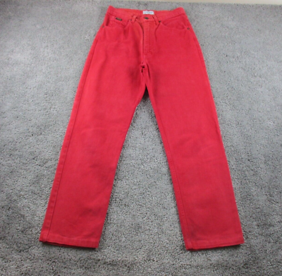 #ad #ad Morrisons Bradmill Denim Wool Jeans 8 W26 L26 Straight Leg Womens Red Vintage AU $59.99