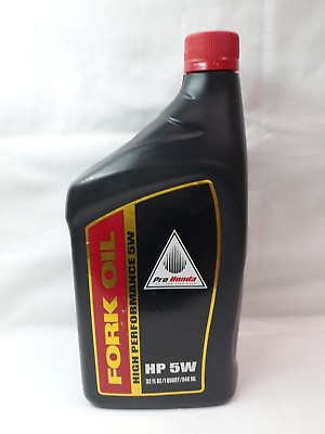 #ad NEW PRO HONDA 5W HIGH PERFORMANCE FORK OIL 1 QUART $23.99