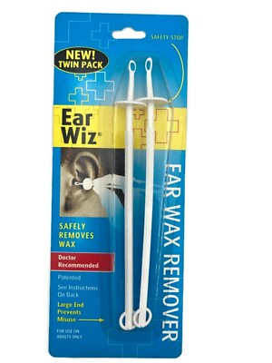 #ad Ear Wiz Ear Wax Remover Reusable Home Ear Cleaning Tool 2PK $7.99