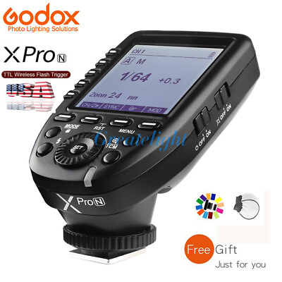 #ad US Stock Godox XPro N 2.4G TTL Wireless X System Flash Trigger For Nikon Camera $62.79
