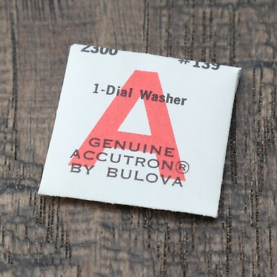 #ad Vintage Genuine Original Bulova Accutron 2300 Part #139 Dial Washer C5D7 $8.99