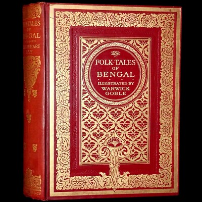 #ad 1912 Rare First Edition Folk Tales of Bengal Illustrated by Warwick Goble. C $517.00