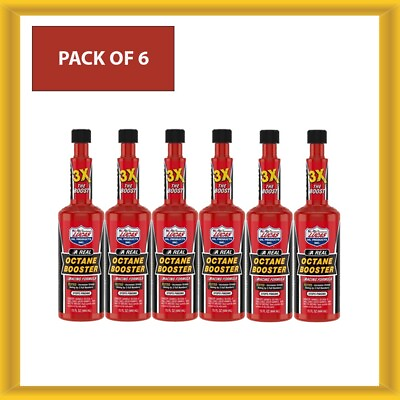 #ad 6 x Lucas Oil 10026 PK12 Octane Booster Fuel System Additive 15 Ounce $47.95