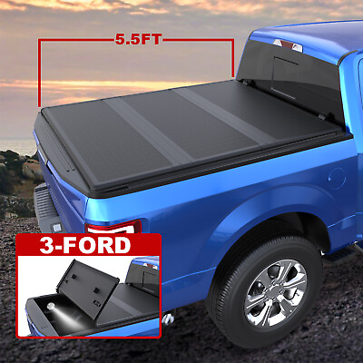 5.5FT Bed TRI Fold Fiberglass Truck Tonneau Cover For 07 24 Toyota Tundra On Top #ad $415.96