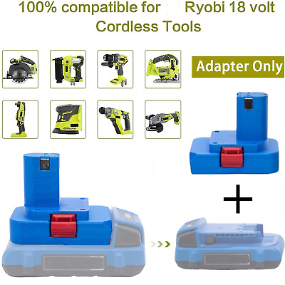 #ad #ad Adapter Fits For Ko balt 24V Li ion Battery Convert to Ryobi 18V Power Tool $18.98